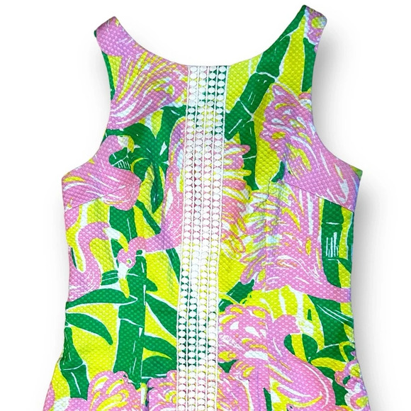 Lilly Pulitzer For Target Women's size 2 Fan Dance Shift Dress Flamingo 20th LFT - Picture 3 of 9